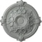 Ekena Millwork Hamilton Ceiling Medallion (Fits Canopies up to 3 3/4"), 17 3/8"OD x 1 3/4"P, Primed White CM17HA - alternate 1